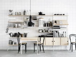 String Furniture String shelf 78 x 30 cm, 3-pack, white