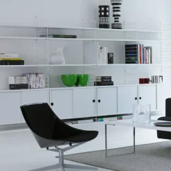 String Furniture String shelf 78 x 30 cm, 3-pack, white