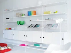 String Furniture String shelf 78 x 30 cm, 3-pack, white