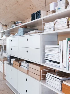 String Furniture String shelf 78 x 30 cm, 3-pack, white