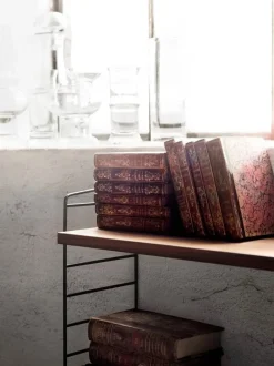 String Furniture String side panels 75 x 20 cm, 1-pack, black