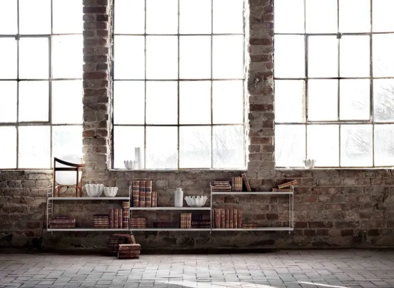 String Furniture String side panel 50 x 20 cm, 2-pack, white