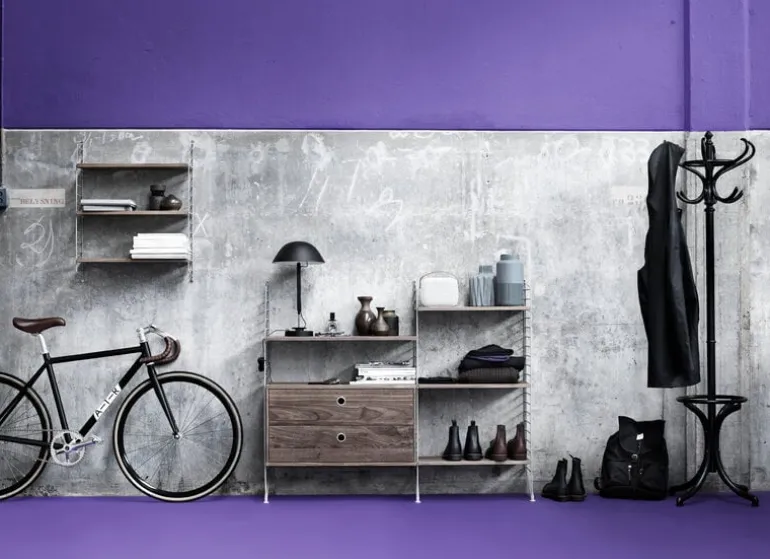 String Furniture String side panel 75 x 30 cm, 1-pack, grey