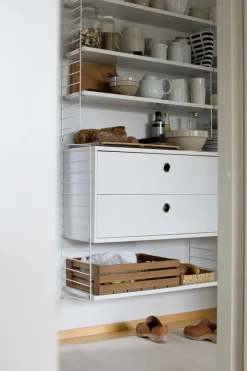 String Furniture String shelf 78 x 20 cm, 3-pack, white