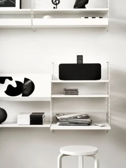 String Furniture String shelf 58 x 20 cm, 3-pack, white