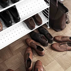 String Furniture String shoe shelf, 78 x 30 cm, white