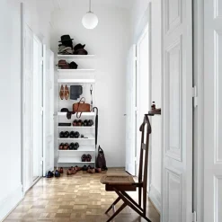 String Furniture String shoe shelf, 78 x 30 cm, white