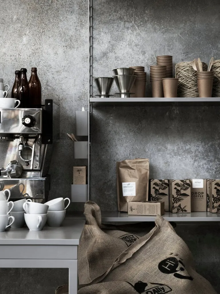 String Furniture String shelf 58 x 30 cm, 3-pack, grey