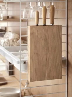 String Furniture String shelf 58 x 30 cm, 3-pack, ash