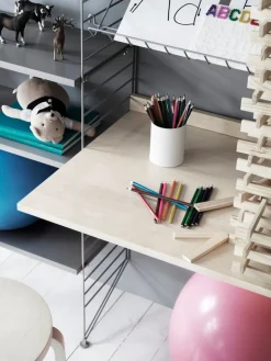 String Furniture String shelf 58 x 30 cm, 3-pack, white