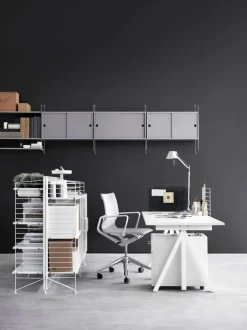 String Furniture String shelf 58 x 30 cm, 3-pack, white