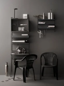String Furniture String work desk, dark grey