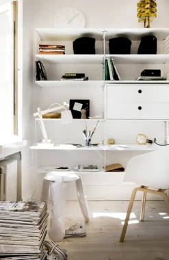 String Furniture String work desk, white