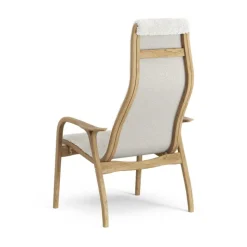 Swedese Lamino easy chair, sheepskin, off-white