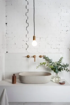 Tala Brass pendant lamp base