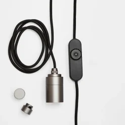 Tala Graphite Plug-in pendant