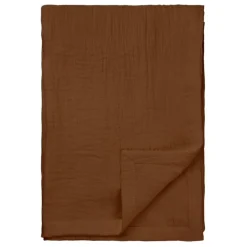 Tameko Dale bed throw, 260 x 260 cm, rust