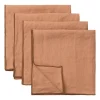 Tameko Merrow napkin, 50 x 50 cm, set of 4, rust