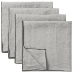 Tameko Merrow napkin, 50 x 50 cm, set of 4, dark grey