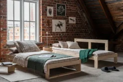 Tapio Anttila Collection Kaiku sofa bed, pine - beige Hopper 51