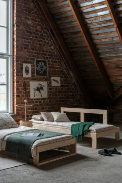 Tapio Anttila Collection Kaiku sofa bed, pine - beige Hopper 51