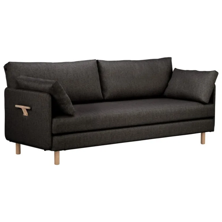 Tapio Anttila Collection ON2 Fabric sofa bed, dark grey Diamonds 007
