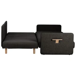 Tapio Anttila Collection ON2 Fabric sofa bed, dark grey Diamonds 007