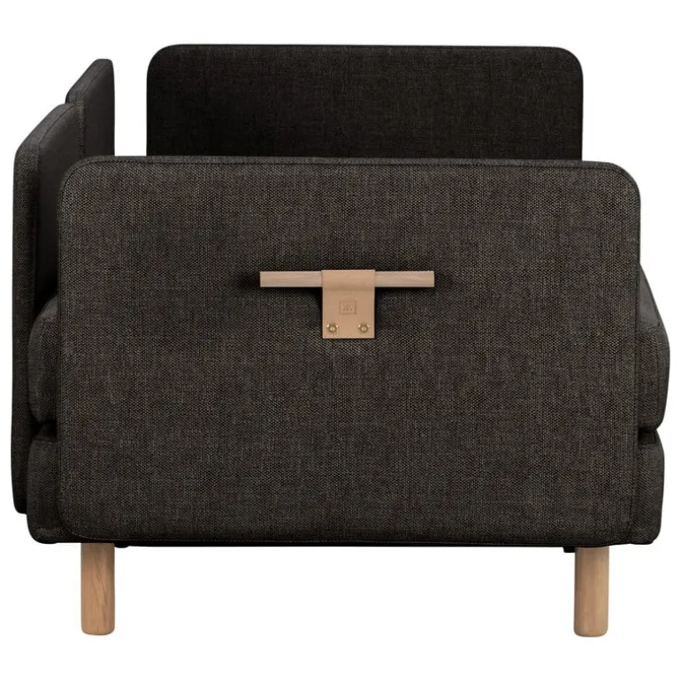 Tapio Anttila Collection ON2 Fabric sofa bed, dark grey Diamonds 007