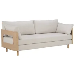 Tapio Anttila Collection ON2 Wood sofa bed, soap waxed oak - natural white Diamonds 012