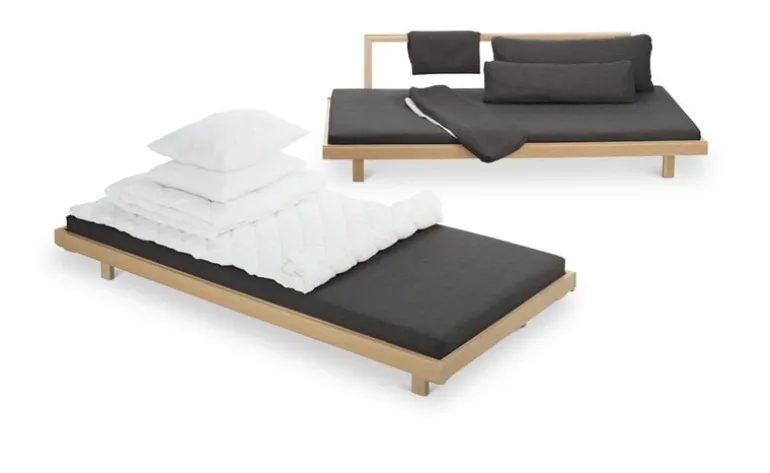 Tapio Anttila Collection Day&Night sofa bed, oak - grey Hopper 67