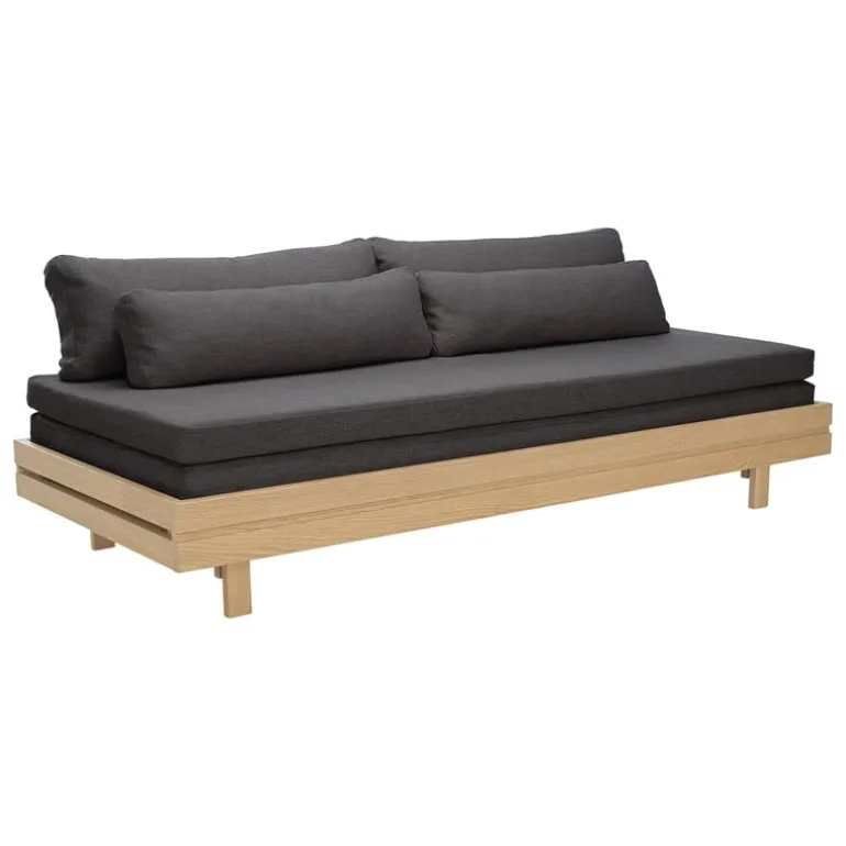 Tapio Anttila Collection Day&Night sofa bed, oak - grey Hopper 67