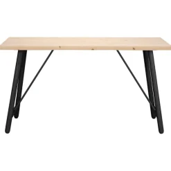 Tapio Anttila Collection Front Pine 140 table, pine - black oak