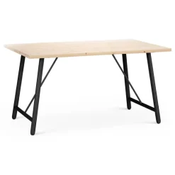 Tapio Anttila Collection Front Pine 140 table, pine - black oak