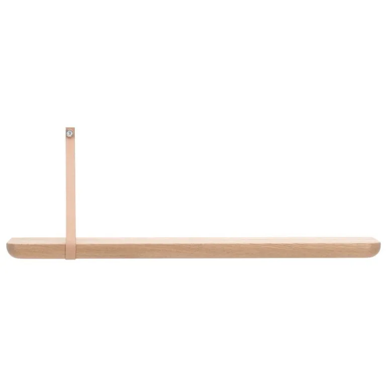 Tapio Anttila Collection Renki L shelf, oak - recycled leather