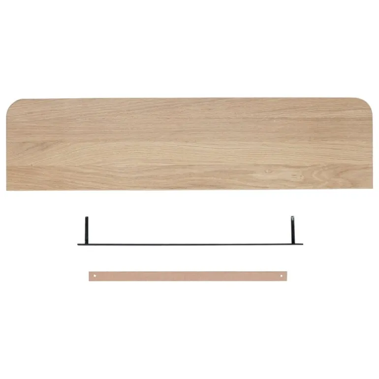 Tapio Anttila Collection Renki L shelf, oak - recycled leather