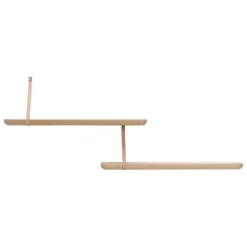 Tapio Anttila Collection Renki L shelf, oak - recycled leather