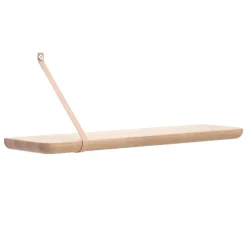 Tapio Anttila Collection Renki L shelf, oak - recycled leather