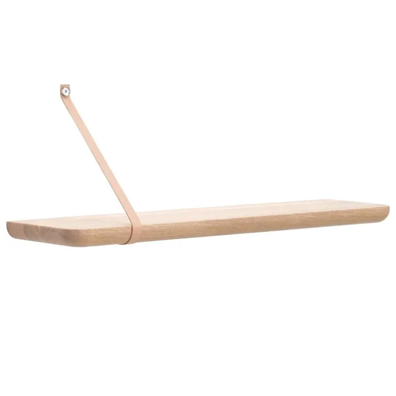 Tapio Anttila Collection Renki L shelf, oak - recycled leather