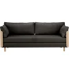 Tapio Anttila Collection ON2 Wood sofa bed, soap waxed oak - dark grey Diamonds 007