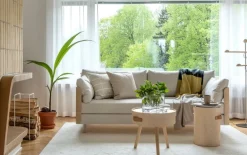 Tapio Anttila Collection ON2 Wood sofa bed, soap waxed oak - dark grey Diamonds 007