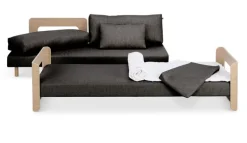 Tapio Anttila Collection ON2 Wood sofa bed, soap waxed oak - dark grey Diamonds 007