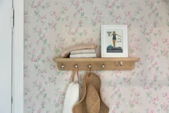 Tapio Anttila Collection Renki coat rack, oak - recycled leather