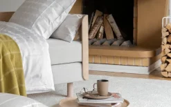 Tapio Anttila Collection ON2 Wood sofa bed, soap waxed oak - beige Hopper 51