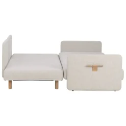 Tapio Anttila Collection ON2 Fabric sofa bed, natural white Diamonds 012