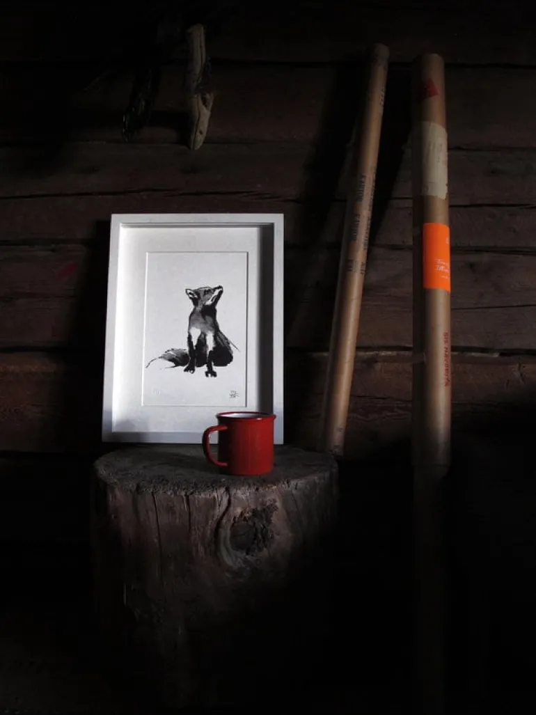 Teemu Järvi Illustrations Fox poster, 30 x 40 cm