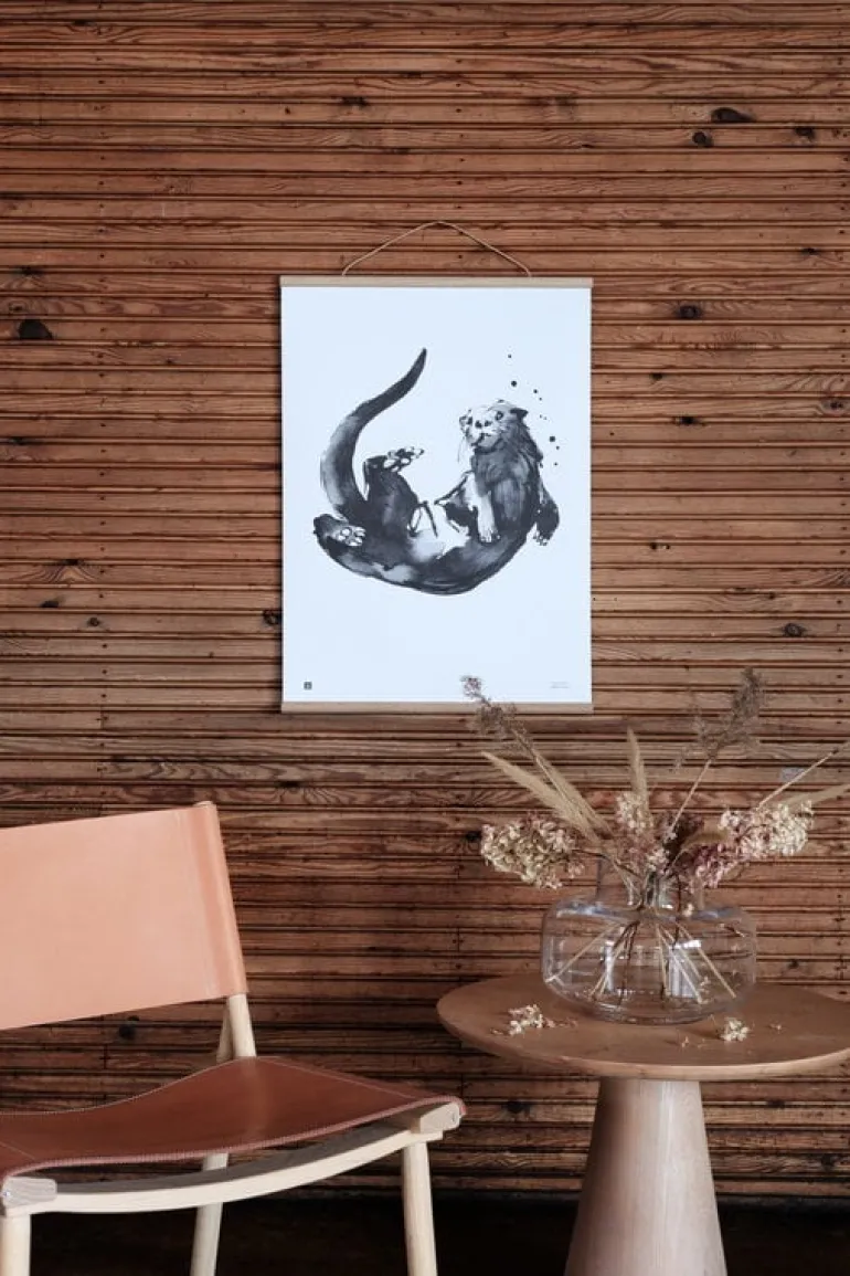 Teemu Järvi Illustrations Otter poster, 50 x 70 cm