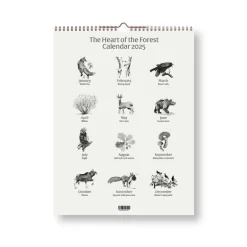 Teemu Järvi Illustrations The Heart of the Forest wall calendar 2025