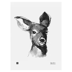 Teemu Järvi Illustrations Charming deer poster, 30 x 40 cm