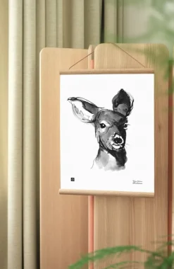 Teemu Järvi Illustrations Charming deer poster, 30 x 40 cm