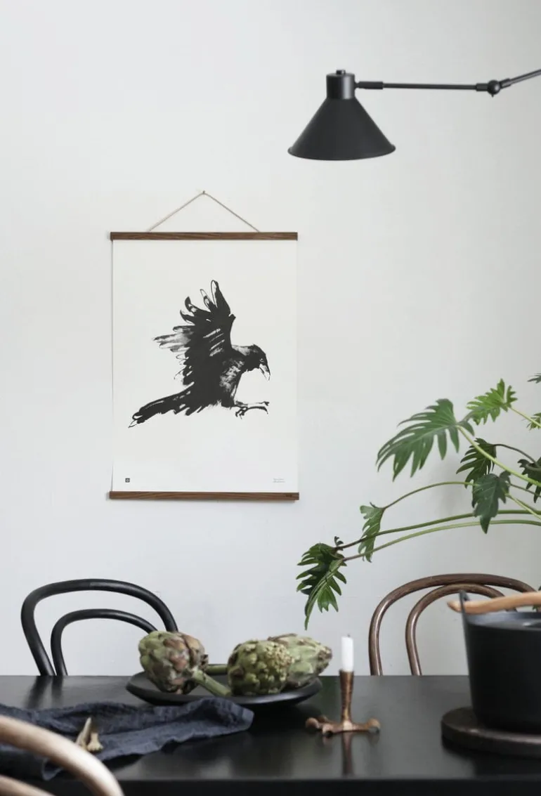 Teemu Järvi Illustrations Raven poster, 50 x 70 cm